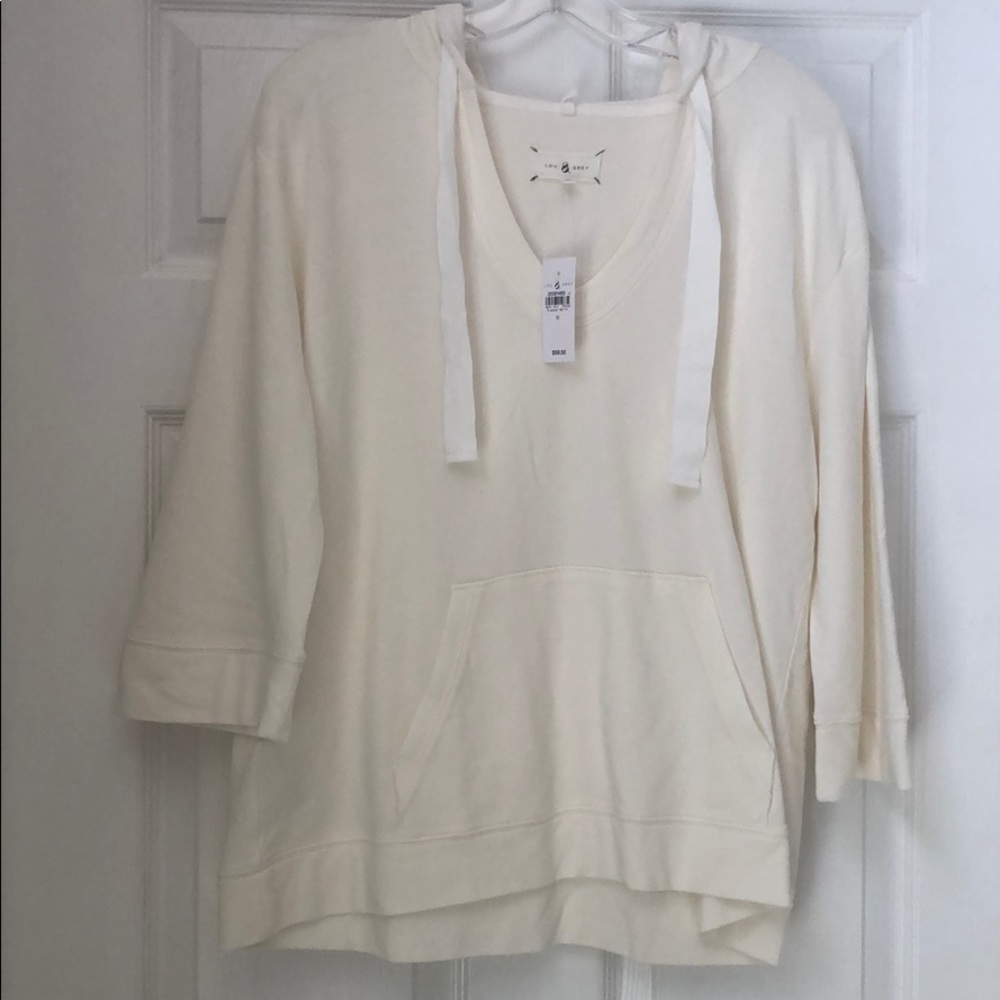 Hoodie sweatshirt with front pockets🤍